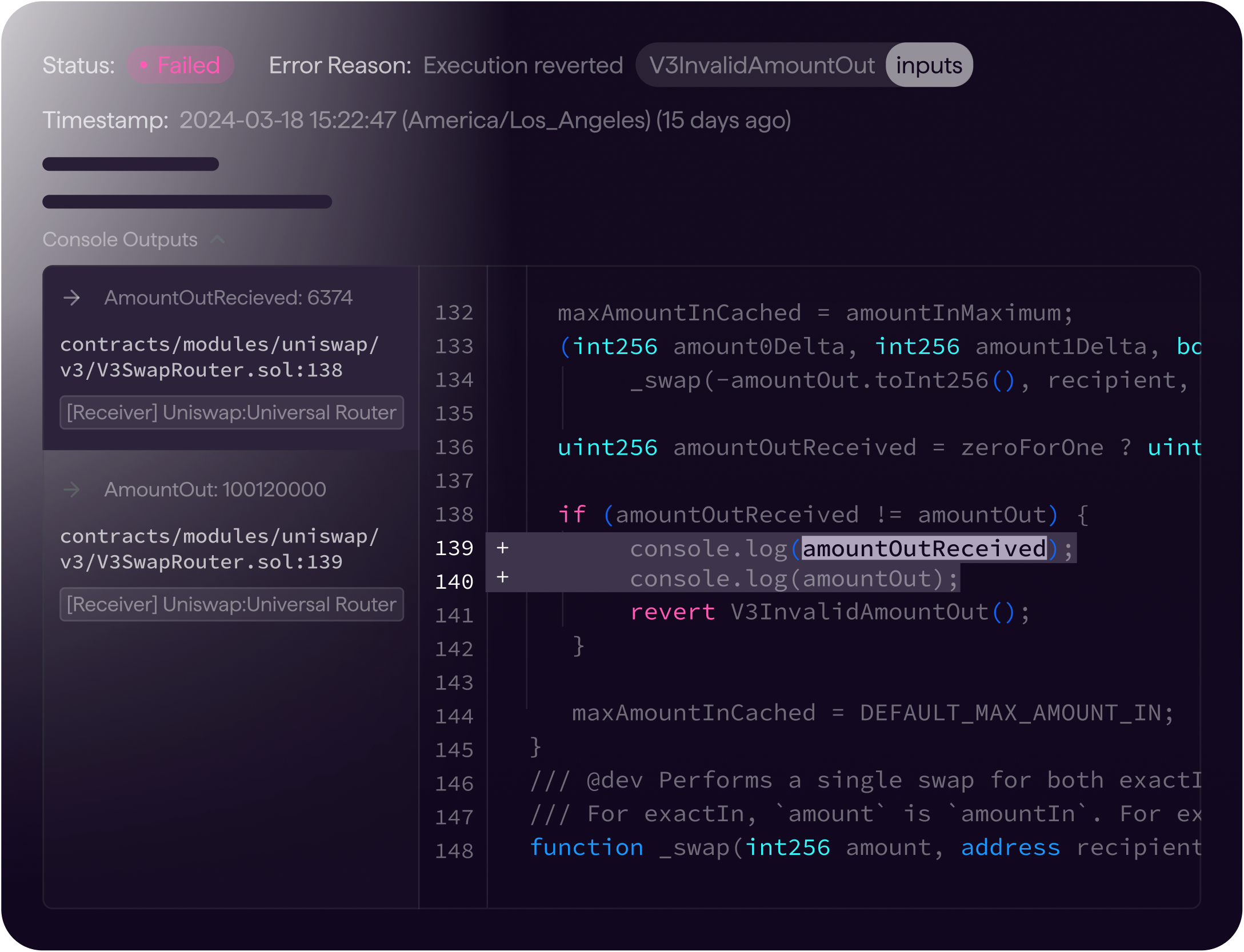 Dynamic logs